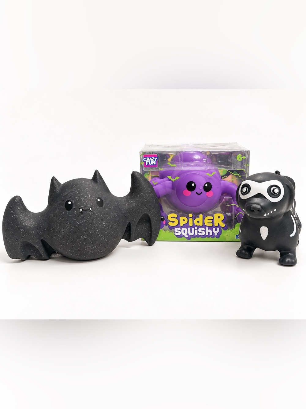Purple Spider Squishy Plush Toy - Kids Toy